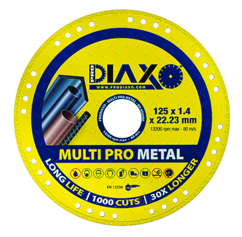 DISQUE DIAMANT MULTI PRO METAL Ø125x1,3mm - inox - alu - acier Photo du produit BIGPIC L