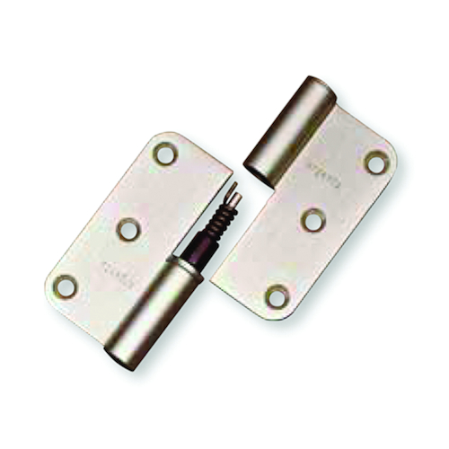PAUMEL 80/80 ARGENTACLOSE met veer inox look - Ø14mm - rechts - lemmerdikte 3,5mm Productafbeelding BIGPIC L