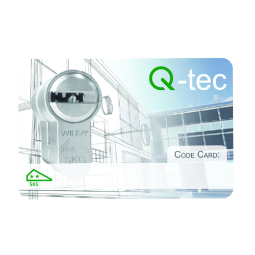 CODEKAART Qtec extra exemplaar nabestelde Productafbeelding BIGPIC L