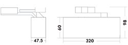 DEURDRANGER TS83+SLUITVERTRAGING EN3-6 - zilver - excl.arm Productafbeelding BIGSKZ L
