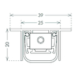 VALDORPEL TP Qtec 830>730mm - br39xh20mm Productafbeelding