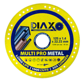 DIAMANTSCHIJF MULTI PRO METAL Ø125x1,3mm - geschikt vr inox - alu - ijzer Productafbeelding