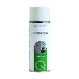 SPRAY ZINC GRIS greenteQ 400ml - résistance feu 500° Photo du produit