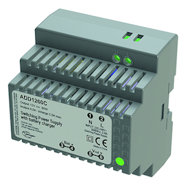 TRANSFO vr DIN-RAIL input 230V AC - output 24V DC - 60W - 5A Productafbeelding