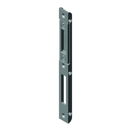 SCHOOTPLAAT USB 25-212V/31L hout 12mm - as10mm - falz20mm - DinL - zilver Productafbeelding
