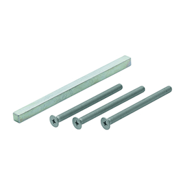 STIFT RAAMGREEP 7x7x130mm - incl schroef M5x80-85-90 vk - 2st Productafbeelding
