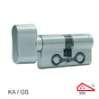 KNOPCILINDER Qtec 6 stiften VRIJLOOP SKG3 KN35/45 - GS - veiligheidsk. Productafbeelding